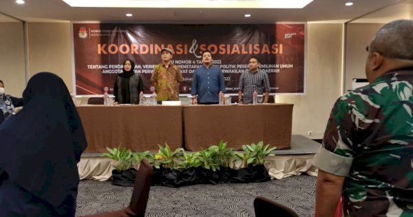 Cuma 19 Parpol yang Hadiri Sosialisasi KPU Makassar, Berkarya Alpa Karena Hujan