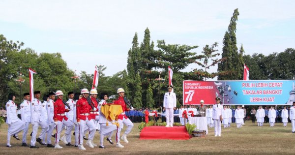 Bupati dan Wakil Bupati Takalar Kompak Ikuti HUT RI Terakhirnya Sebagai Kepala Daerah