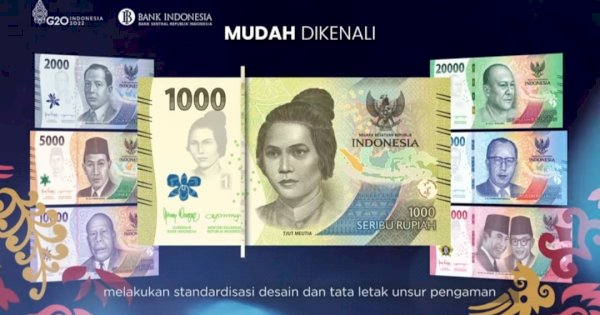 BI Rilis Uang Kertas Baru Pecahan Rp1.000 hingga Rp100.000