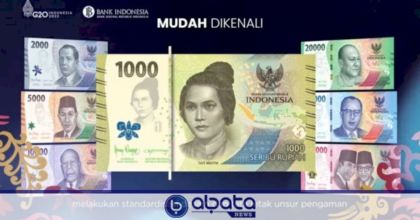 Bi Rilis Uang Kertas Baru Pecahan Rp1 000 Hingga Rp100 000