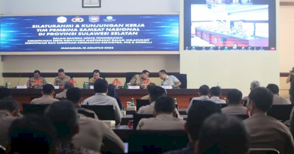 Abdul Hayat Hadiri Silaturahmi Kunjungan Kerja Tim Pembina Samsat Nasional