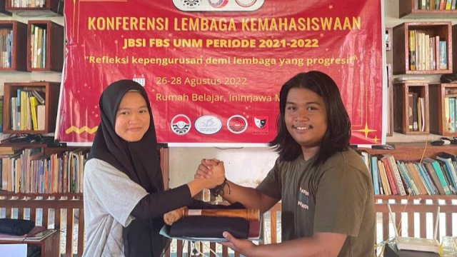 Muhammad Baso Ramdhan (20) terpilih sebagai Presiden DEMA JBSI FBS UNM Periode 2022-2023. (Istimewa) 