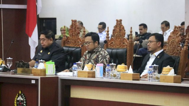 Rapat paripurna yang digelar DPRD Sulsel pada Rabu (31/8/2022). (Dok Humas DPRD Sulsel) 