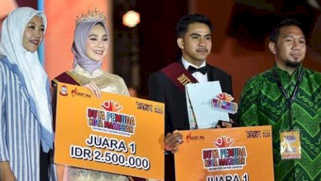 Muhammad Fadly Ridwan dan Rafiqa Putri Insyira Erwin terpilih sebagai Duta Pemuda Kota Makassar Tahun 2022 pada acara Grand Final yang berlangsung di Mahony Hall Claro Hotel, Minggu 14 Agustus 2022. 