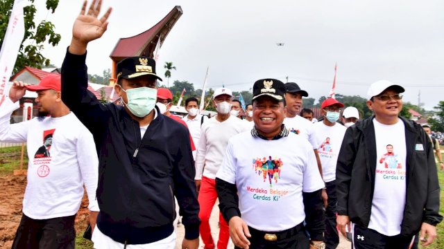 Gubernur Sulsel di acara Anti Mager di Toraja Utara