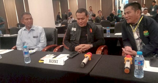 Hadir di Muskot PBSI, Ini Pesan Ketua KONI Makassar