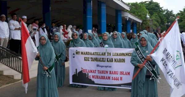 Begini Keseruan Pawai Tahun Baru Islam di Maros