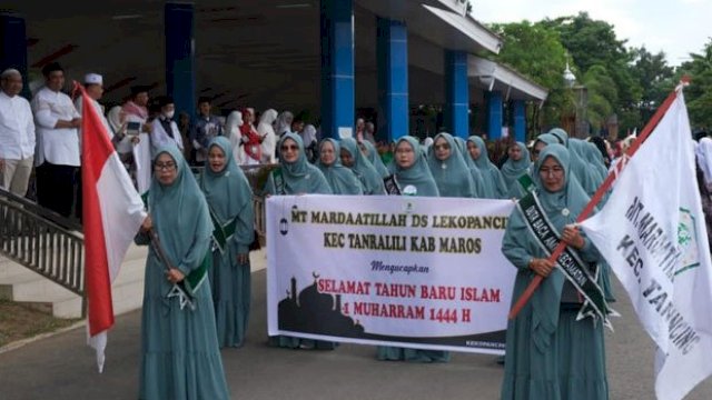 Begini Keseruan Pawai Tahun Baru Islam di Maros