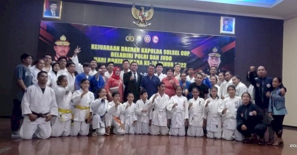 Tim Judo Makassar Raih 11 Emas di Kejuaraan Kapolda Cup 2022