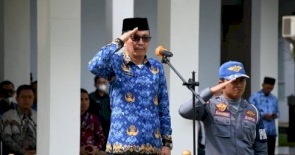 Sekda Luwu Utara Saat Pimpin Upacara Hari Kesadaran Nasional: Syukur, Indonesia Bisa Hadapi Krisis Global