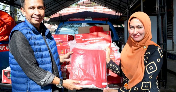 Pemprov Sulsel Salurkan Bantuan untuk Korban Banjir di Lutra