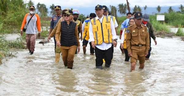 Kementerian PUPR Tinjau Titik Banjir di Luwu Utara