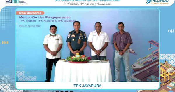 Pelindo Regional 4 Jayapura Go Live sebagai Terminal Peti Kemas