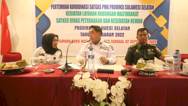 Sekertaris Daerah (Sekda) Provinsi Sulsel, Abdul Hayat Gani, menghadiri Rapat Koordinasi Gugus Tugas Pencegahan dan Penanganan Tindak Pidana Perdagangan Orang (GT-PP-TPPO) dan Launching Desa Ramah Perempuan dan Peduli Anak (DRPPA), di Hotel Grand Claro, Makassar, Rabu (7/9/2022).