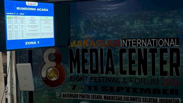 Dinas Komunikasi dan Informatika (Diskominfo) Makassar siapkan beragam informasi tentang Makassar International Eight Festival and Forum (F8).