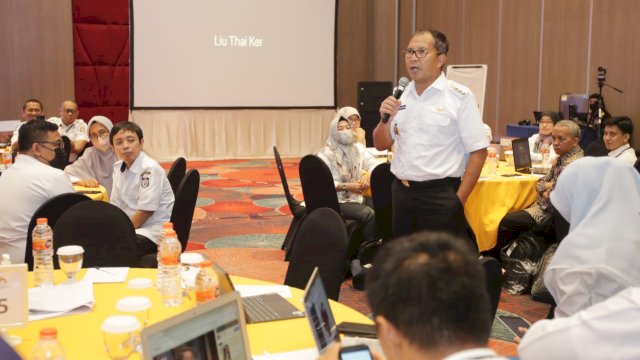 Forum Sustainable Smart City Programme in Indonesia di Hotel Gammara Makassar, Rabu (14/09/2022).