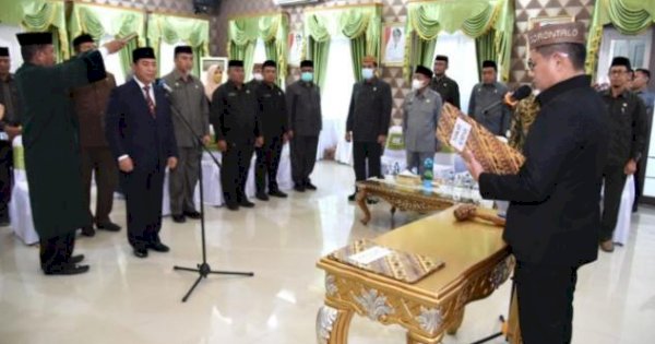 PJ Gubernur Gorontalo Hamka Pimpin Pelantikan Penjabat Sekprov Gorontalo