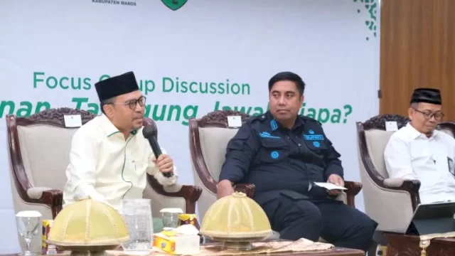 Focus Group Discussion (FGD) bertajuk "Kemiskinan Tanggung Jawab Siapa?", yang digelar Pemkab Maros bekerja sama dengan Baznas, di Maros, kemarin (15/9/2022).