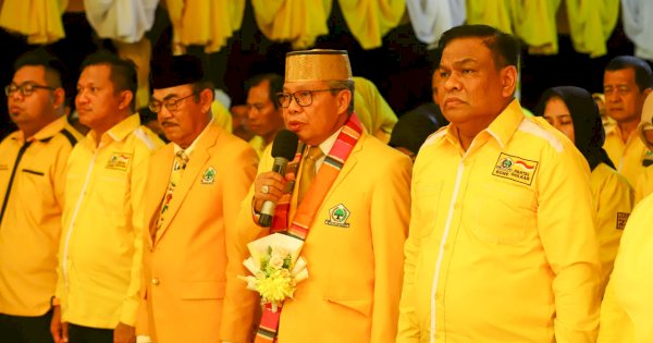 DPD II Golkar Bone Dikukuhkan, 141 Kader Dilantik 