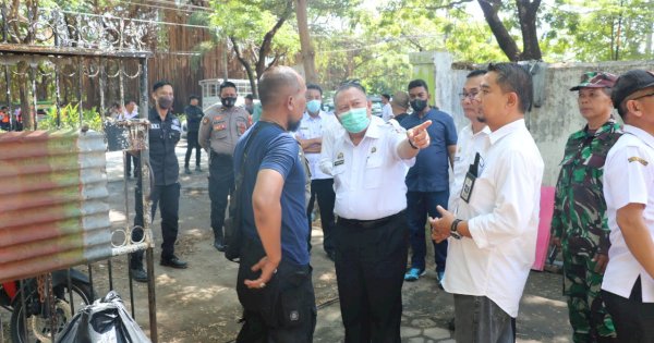 Puluhan Tahun Dikuasai Oknum, Dinas Pertanahan Tertibkan Aset Pemkot Makassar di Jalan Yusuf Dg Ngawing