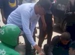 Danny Spontan Bantu Korban Kecelakaan di Jalan Arief Rate