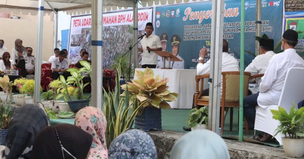 Rudianto Lallo Apresiasi Warga BPH Inisiatif Serahkan PSU ke Pemkot Makassar