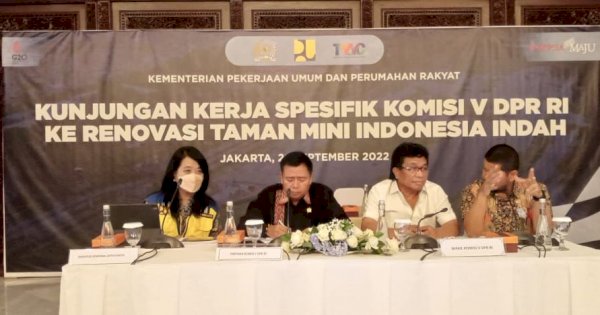 Anggota Komisi V DPR Sayangkan Renovasi Anjungnan TMII Diserahkan ke Masing-masing Provonsi