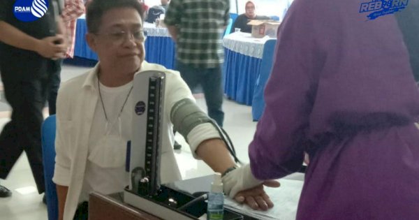 Sokong PMI Sediakan Stok, PDAM Makassar Rutin Gelar Donor Darah