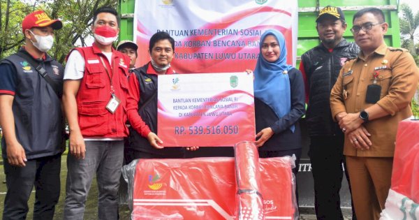 Kemensos Kirim Bantuan ke Korban Banjir di Luwu Utara, Bupati Indah: Terima Kasih