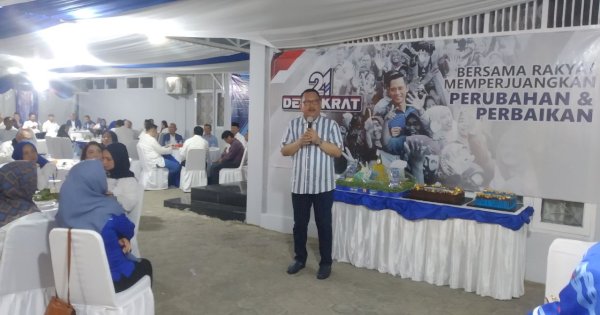 Demokrat Sulsel Rayakan HUT ke-21 dengan Sederhana, Bukan di Hotel dan Ajak UMKM