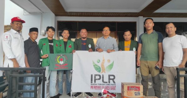 IPLR Sulbar Bawa Bantu ke Luwu Utara, Suaib Mansur: Terima Kasih