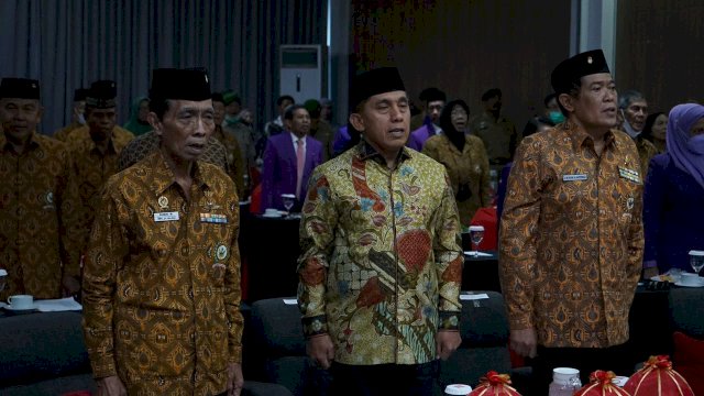 Andi Muhammad Bau Sawa Mappanyukki menghadiri HUT ke-63 Pepabri di Makassar, pada Senin (12/9/2022). (Istimewa) 