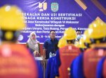 Muhammad Fauzi Buka Pembekalan dan Uji Sertifikasi Tenaga Kerja Konstruksi di Luwu Utara