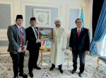 Ketum PBNU Gus Yahya dan Dubes Fadjroel Hadiri Kongres Pemimpin Dunia dan Agama Tradisional di Kazakhstan