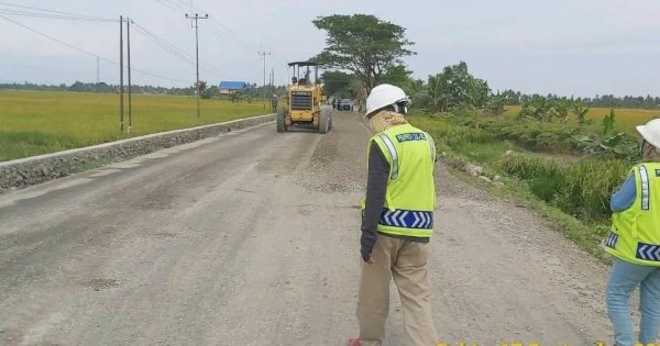 Pemprov Sulsel Tangani Long Segment Ruas Jalan Pinrang Sampai Batas Soppeng