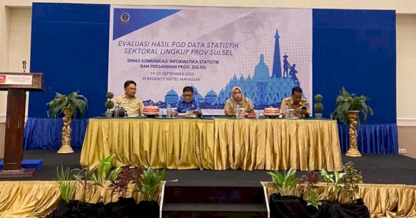 Amson Padolo Buka Evaluasi Hasil FGD Data Statistik Sektoral