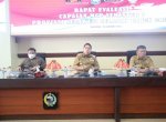 Bersama KPK, Sekda Sulsel Pimpin Rapat Evaluasi Capaian MCP Semester I