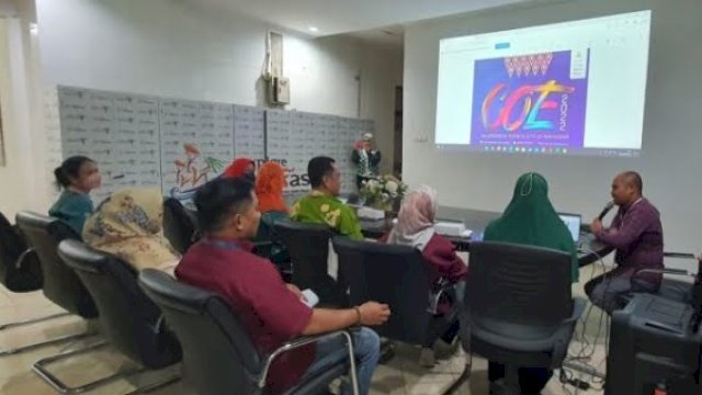 Dinas Pariwisata Kota Makassar Menerima Rombongan dari Dinas Pemuda, Olahraga, Kebudayaan dan Pariwisata Kota Depok. Jum’at (9/9/2022).