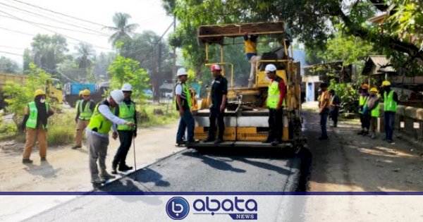 Begini Penampakan Proyek Pengerjaan Ruas Provinsi Pekkae-Takkalalla