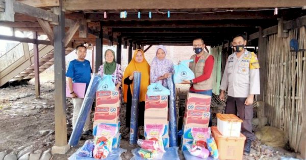 Pemprov Salurkan Bantuan Logistik Korban Bencana Angin Puting Beliung di Takalar