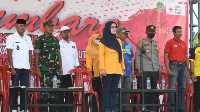 Perkemahan Jumpa Bhakti dan Gembira (JUMBARA) III yang di laksanakan dalam rangka memeriahkan HUT PMI ke-77 Tahun 2022 resmi di /tutup oleh Ketua PMI Luwu Utara, Jumat (7/10/2022).