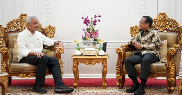 Ganjar Pranowo Sharing Pengalaman Jadi Gubernur ke Andi Sudirman