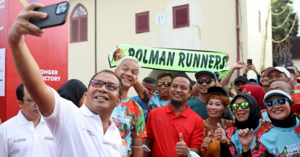 Lepas Peserta Friendship Run, Danny Ajak Runners Makassar ke Borobudur