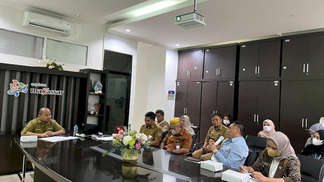 Dinas Pariwisata Kota Makassar Menerima Kunjungan Kementerian Perhubungan Badan Pengembangan Sumber Daya Manusia Perhubungan Politeknik Ilmu Pelayaran Makassar, pada Selasa (11/10/2022).