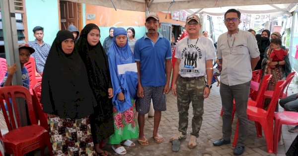 Beni Iskandar Santuni Keluarga Korban Petugas Kebersihan yang Tewas Kecelakaan