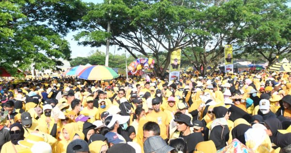 42 Ribu Warga Ikuti Jalan Sehat Golkar Luwu Utara, Terbanyak di Sulsel