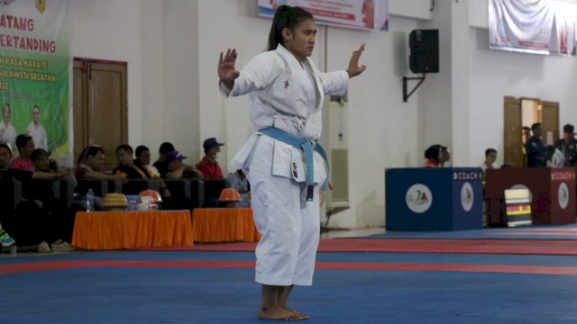 Karate Sumbang 3 Emas Bagi Kontingen Makassar di Porprov Sulsel XVII