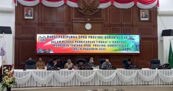 DPRD Setujui Ranperda APBD 2023 Pemprov Gorontalo