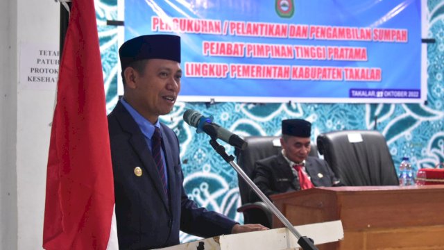 Bupati Takalar Kukuhkan 8 Kepala OPD Hasil Perubahan Nomenklatur ...