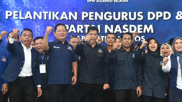 Ketua Dewan Pimpinan Wilayah (DPW) Partai NasDem Sulawesi Selatan (Sulsel), H. Rusdi Masse (RMS) resmi saat melantikSahiruddin Malik sebagai ketua DPD NasDem Kabupaten Maros